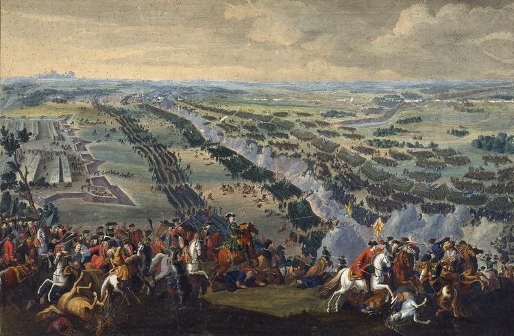 Pierre-Denis Martin Battle of Poltava Sweden oil painting art